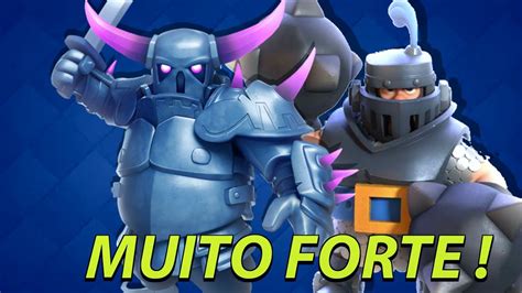 DECK DE MEGACAVALEIRO PEKKA NO CLASH ROYALE YouTube