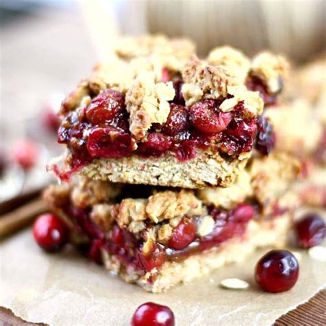 Easy Cranberry Oatmeal Bars Healthy Suburban Simplicity