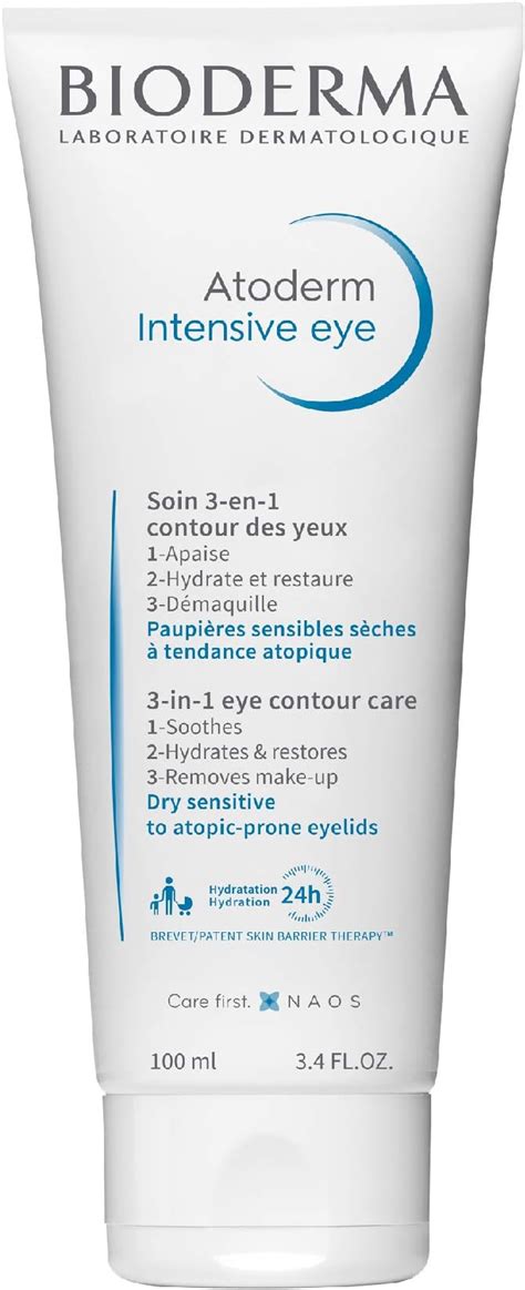 Atoderm Intensive Eye 3 En 1 Parpados 100ml Amazones Belleza