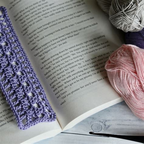 Crescent Bookmark Crochet Pattern Etsy