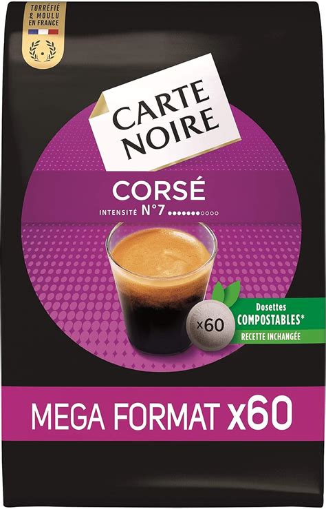 Carte Noire Expresso Corsé N7 Café en Dosettes Compostables