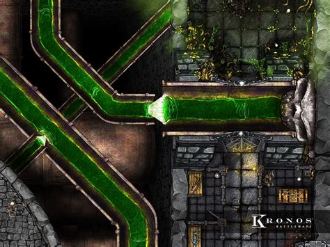 City Sewer Arena Digital Battlemap Battlemap Dnd Battle Map D D 5e