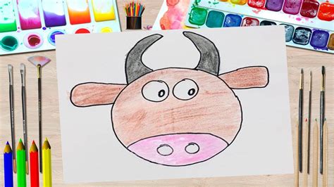 Cómo dibujar un Vaca paso a paso Dibujo fácil de Vaca YouTube