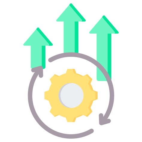 Continuous Improvement Generic Color Fill Icon