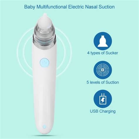 EBTOOLS suceur de morve Aspirateur nasal pour bébé Nettoyeur de nez