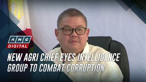 New Agri Chief Eyes Intelligence Group To Combat Corruption ANC YouTube