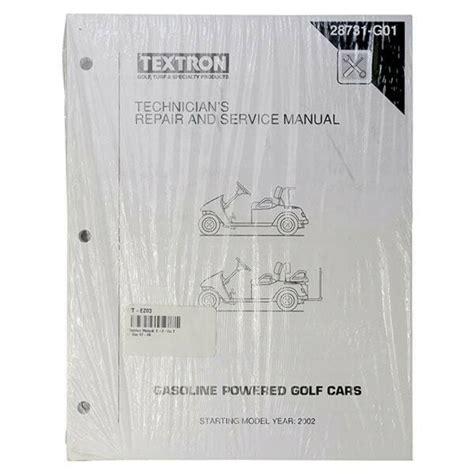 Ezgo Rxv Gas Golf Cart Service Manual