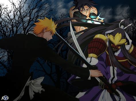 Ichigo Vs Byakuya S Zanpakuto Bleach Ichigo Fighting Anime HD