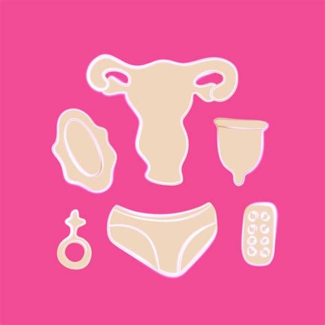 Premium Vector Vector Isolated Illustration Of Menstruation Set