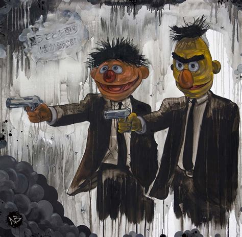 Ernie And Bert Painting at PaintingValley.com | Explore collection of Ernie And Bert Painting