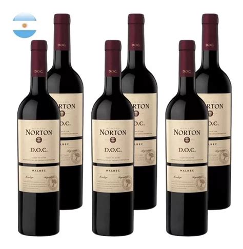 Kit Vinhos Norton D O C Malbec Tinto Argentina Ml Parcelamento