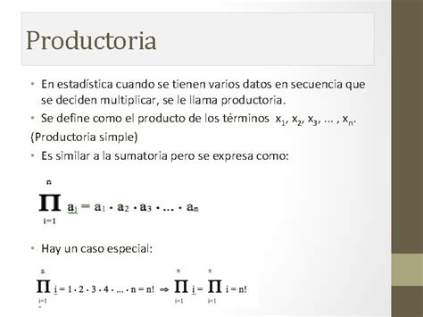 Fundamentacin Matemtica Temas Notacin Sumatoria Propiedades De La