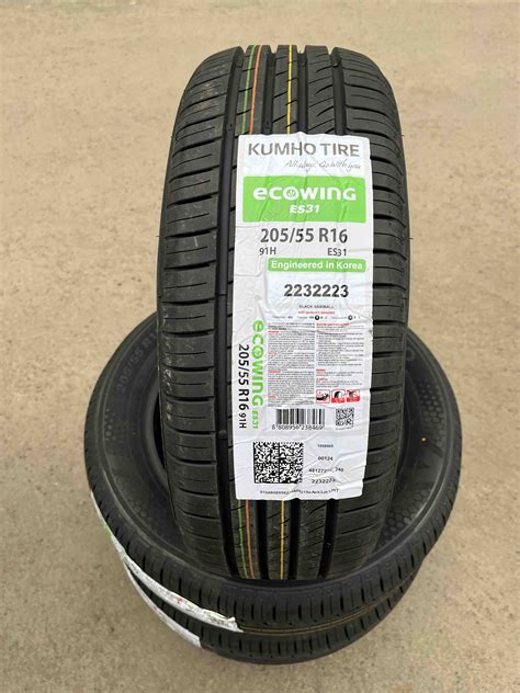 Шины R16 205 55 KUMHO Ecowing Es31 91h Лето 2232223 KUMHO 2232223