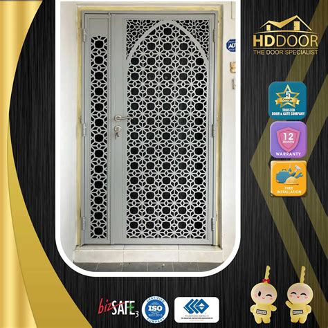 Custom Design Laser Cut Gate In Singapore Hddoor