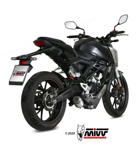 Scarico Completo Mivv Honda Cb R Moto Terminale Mk Inox