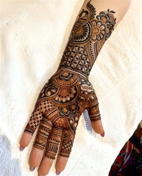 55 Stylish Khafif Mehndi Design Front And Back Hand