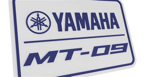 Yamaha Mt09 Plate By Marcel293 Download Free Stl Model