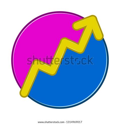 Isolated Success Business Graph Vector Illustration Stock Vector Royalty Free 1314969017