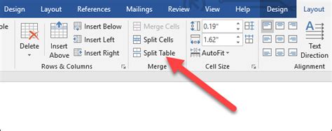 How To Merge And Split Tables And Cells In Microsoft Word