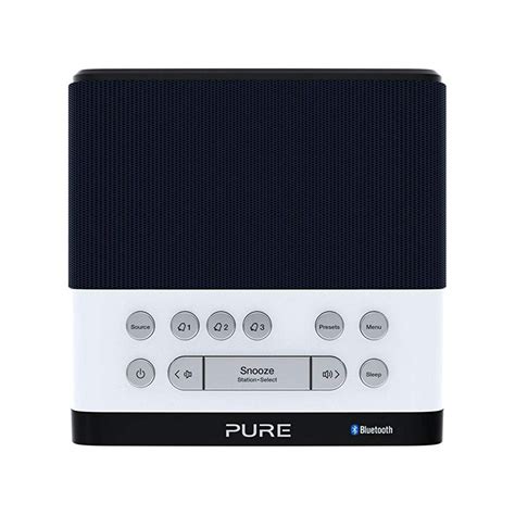 Pure Siesta Rise S Navy Bedside Dab Fm Alarm Clock Radio With Bluetooth High Quality