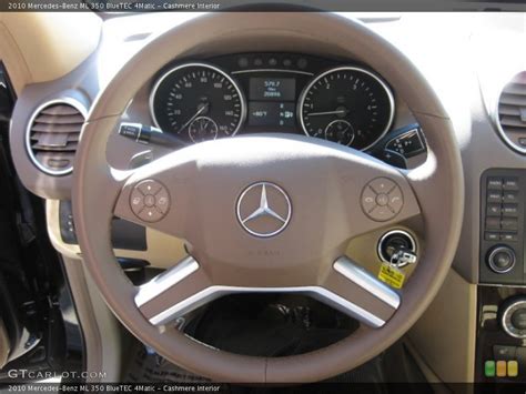 Cashmere Interior Steering Wheel For The 2010 Mercedes Benz ML 350