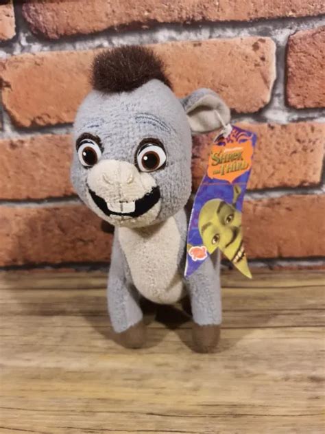 DREAMWORKS SHREK THE Third Baby Dragon Donkey Soft Toy Plush Dronkey 6