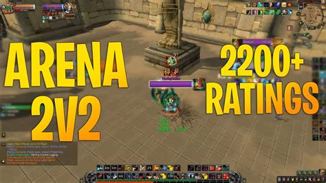 2200 Arms Warrior Resto Druid 2v2 Arena Ft Eaglepaws WoW