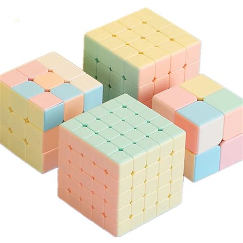 New Macaron Color Magic Cube Shengshou Legend Macaron Stickerless Magic Cube 2x2 3x3 4x4 5x5