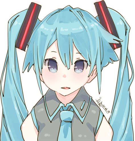 初音ミク「初音ミク描いてみた 初音ミク描いてみた Pb0qp」 あき缶 Inicaのイラスト