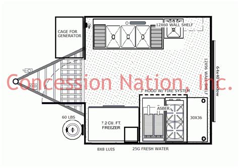 Floor Plans - Concession Trailers | concession Nation