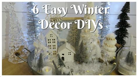 Easy Winter Decor Diys Dollar Tree Diy Dollarama Diy Youtube