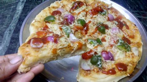 Pizza Recipe Pizza Without Oven Pizza In Kadhai Homemade Pizza