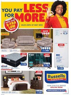 Russells Catalogue Apr May Russells Specials Sa