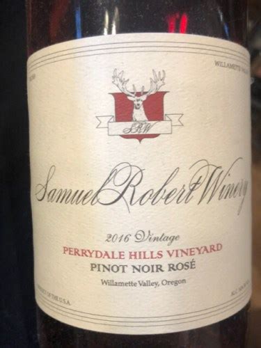 Samuel Robert Perrydale Hills Vineyard Pinot Noir Rosé Vivino Us