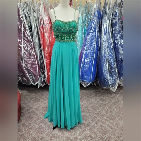 Rachel Allan Dresses Rachel Allan Jade Green Prom Dress Poshmark