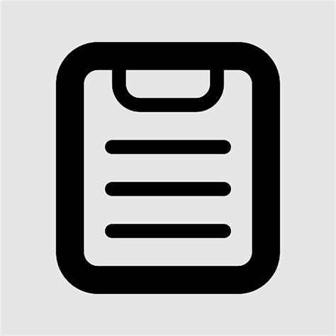 Clipboard Editing User Interface Paper Rectangle Icons Symbol