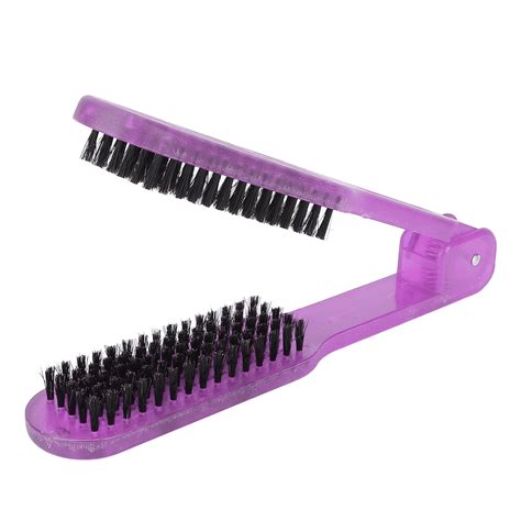 Anti Static Clamp Comb Bristle Hair Brush Double Sided Bristle Hair