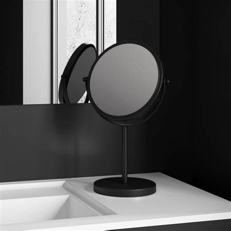 Cosmic Essentials Miroir Cosm Tique Grossissement X Noir Mat