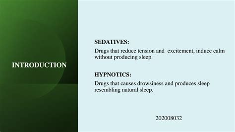 Solution Sedative Hypnotic Drug Pharmacology Iii Studypool