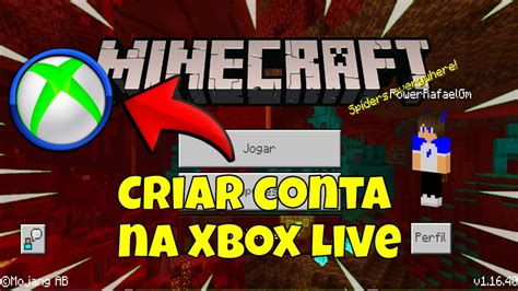 COMO CRIAR CONTA NA XBOX LIVE NO MINECRAFT PE ATUALIZADO 2020 YouTube