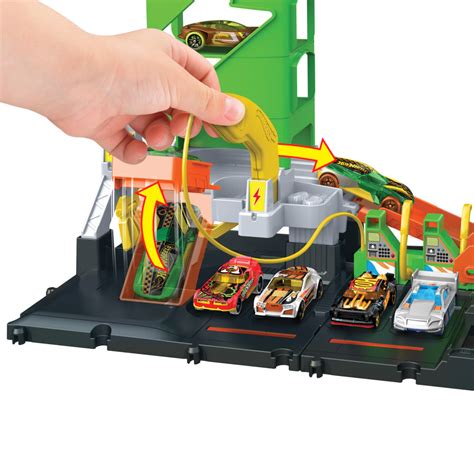 PISTA HOT WHEELS HTN JUGUETE SUPER ESTACION GASOLINA
