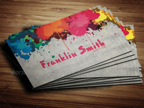 Artist Business Card Templates | Free & Premium PSD | Vector | PNG | EPS | Ai Downloads