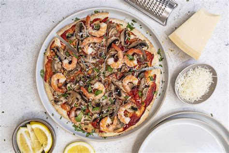 Mushroom & Prawn Pizza - A Better Choice