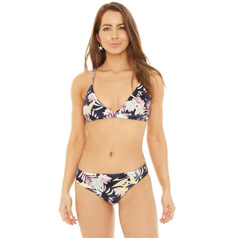 Mujer Bikini H O Wear Triangulo Fijo Flores H O Wear