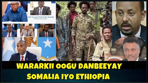 Wararkii Oogu Danbeeyay Ethiopia Iyo Somalia Fano Oo Sheegtay In Ay