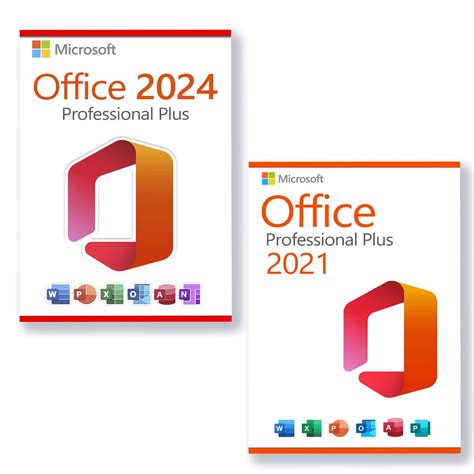 Microsoft Office 2024 Pro Plus + Microsoft Office 2021 Pro Plus