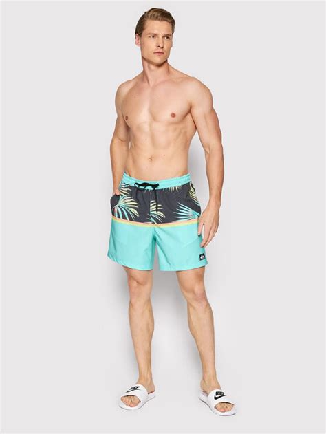 Quiksilver Badeshorts Ocean Division Eqyjv Blau Regular Fit