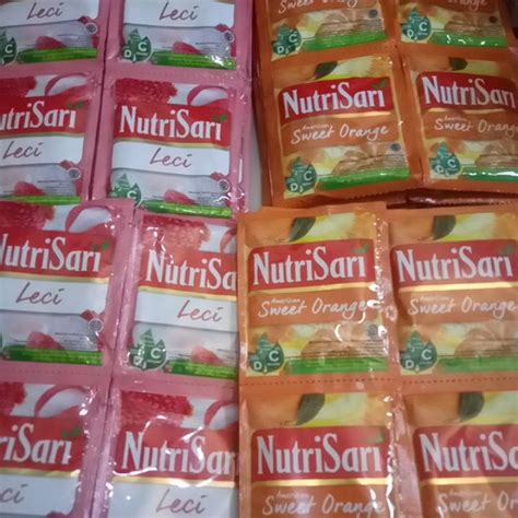 Jual Nutrisari Isi Sachet Nutri Sari Leci Nutrisari Jeruk