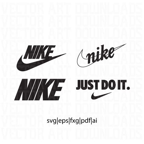 Nike Logo 4 Pack Vector Art Now Available For Download - VectorArtDownload