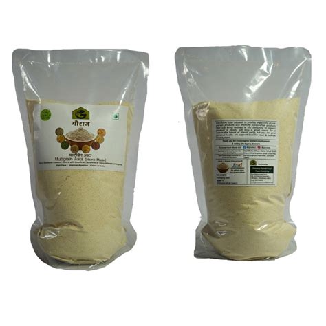 Natural Stone Grounded Cold Pressed Multigrain Flour 9 Grains Navratna